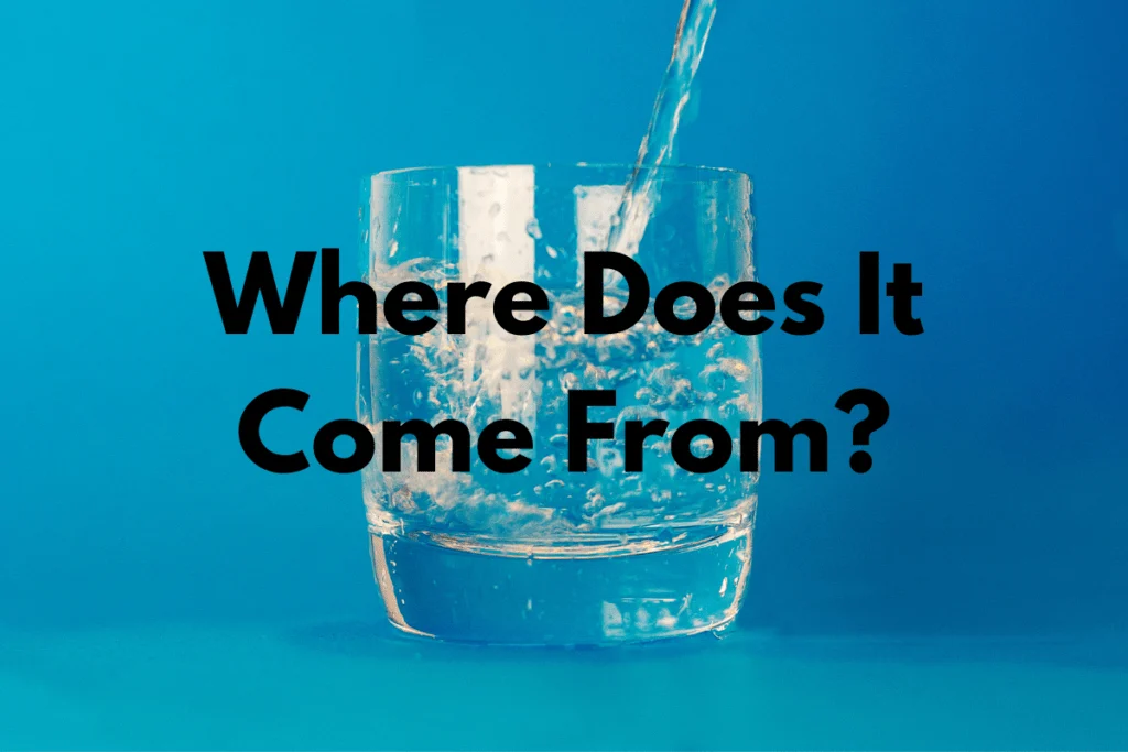where does refrigerator water come from