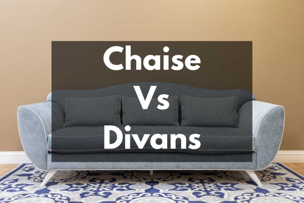 chaise vs divans